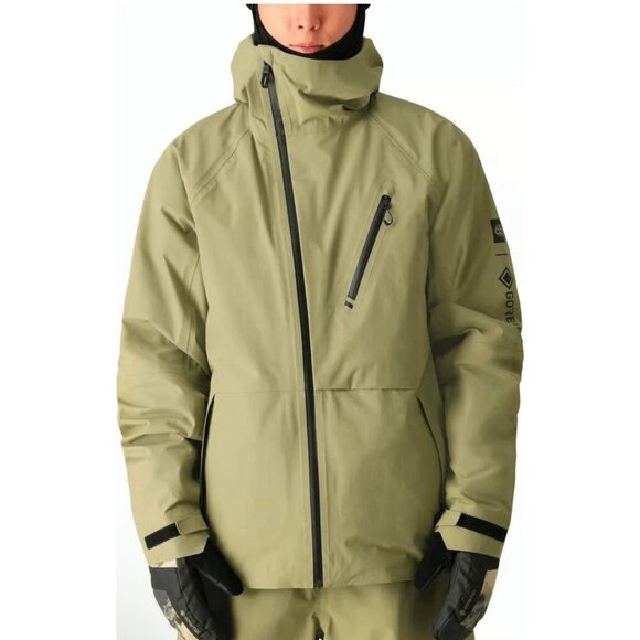 686 Jacket Men's Size Medium Goretex Gore-Tex Hydra Down Thermagraph Sage - Picture 2 of 16